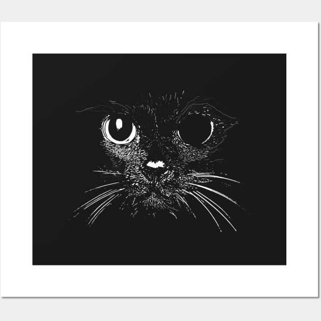 BROKEN CAT Wall Art by winklepicker